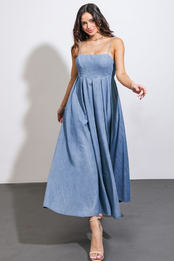 Denim Midi Dress