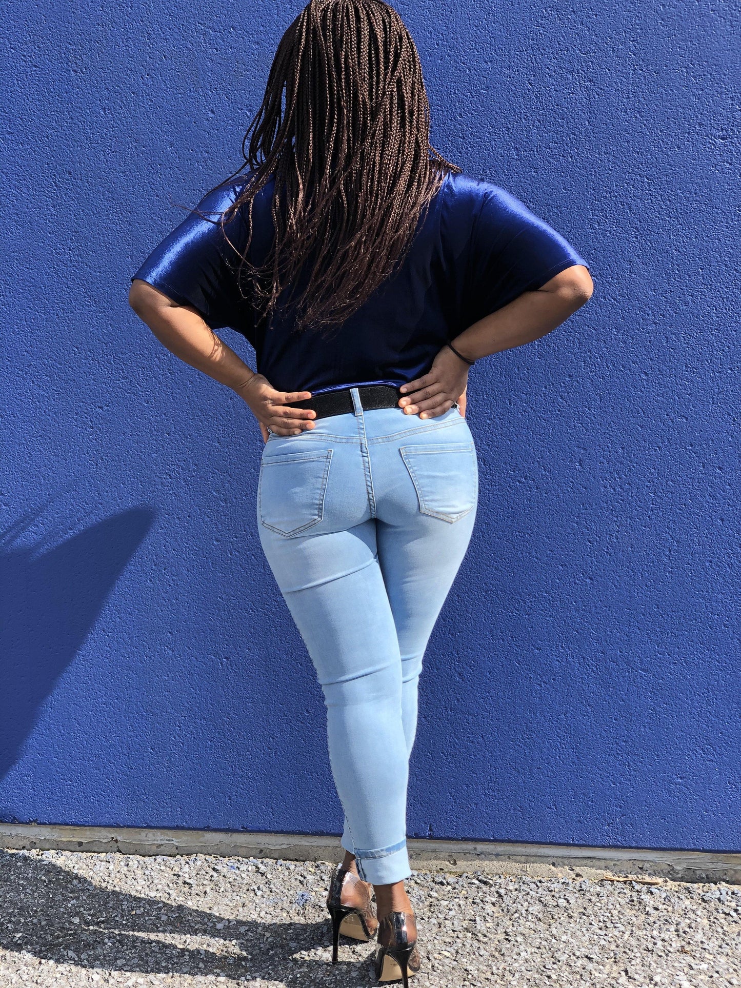 Taped Denim Jeans - Mylittlesisterskloset