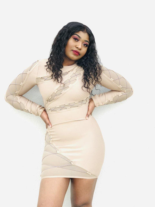 Nude to Me Bandage dress - Mylittlesisterskloset
